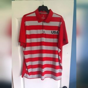 Men's Adidas USA golf shirt size 2X